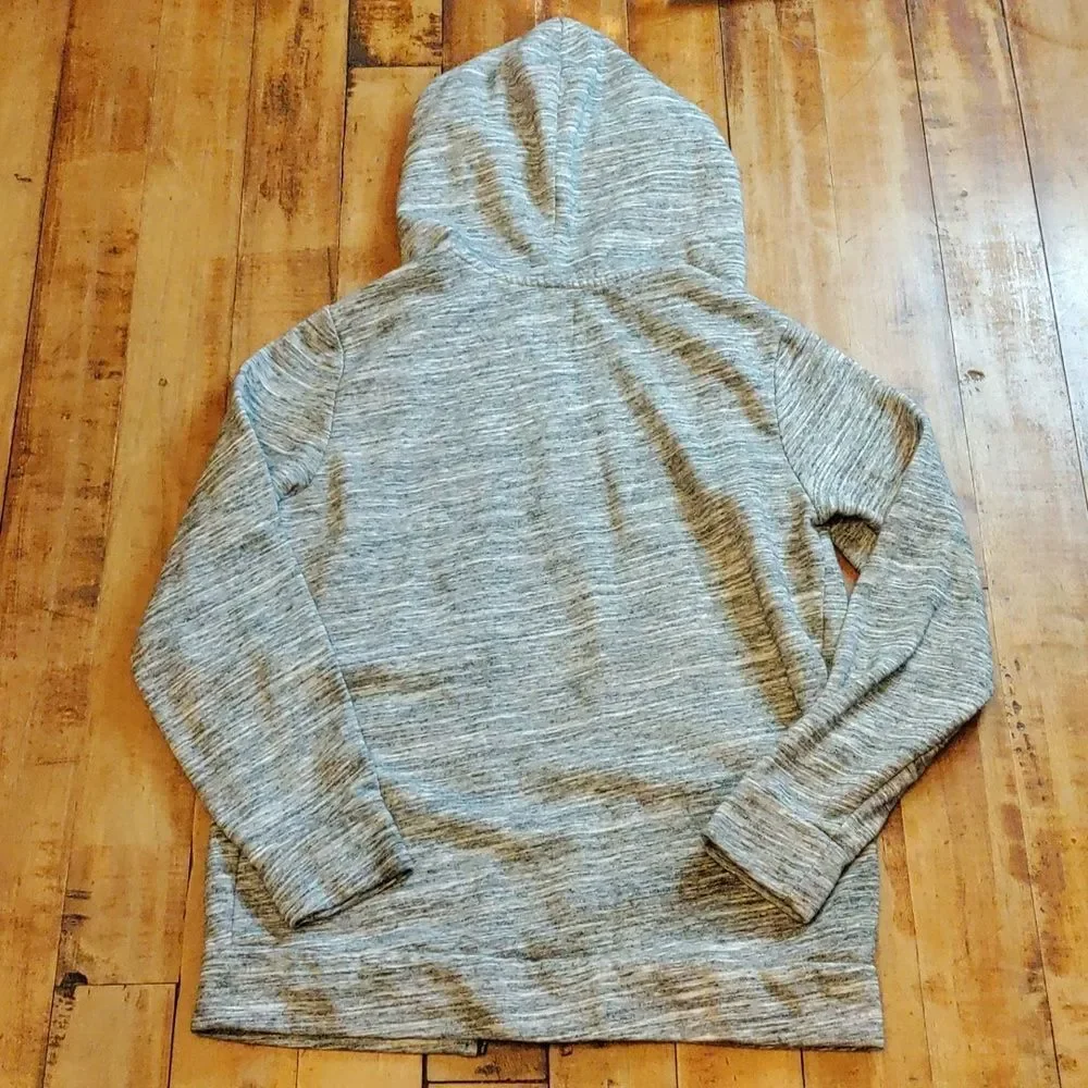 Old Navy Sweatshirt Size 14 to 16 Zip Up Heather Gray Hoodie Size XL